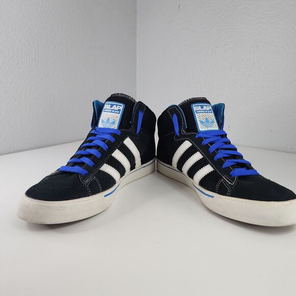 Adidas SLAP Magazine Campus Vulc Mid G08001 Black Blue US 10 Skateboarding Shoes - Picture 4 of 16